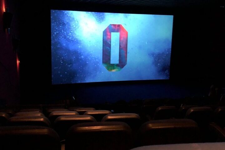 Odeon Cinema Logo on Screen